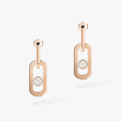[Amore Jewelry]So Move XL Diamond Pendant Earrings