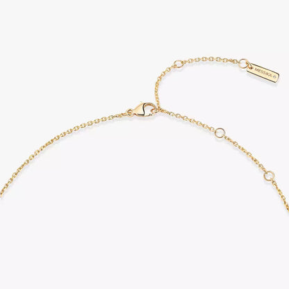 [Amore Jewelry]Lucky Eye Diamond Necklace in Rose Gold and Turquoise