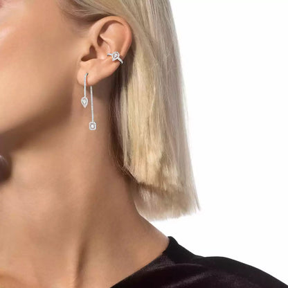 [Amore Jewelry]Diamond Drop Earrings My Twin