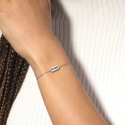 [Amore Jewelry]Move Uno Diamond Bracelet