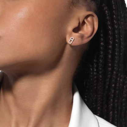 [Amore Jewelry Jewelry]Move Uno Diamva3ond Earrings