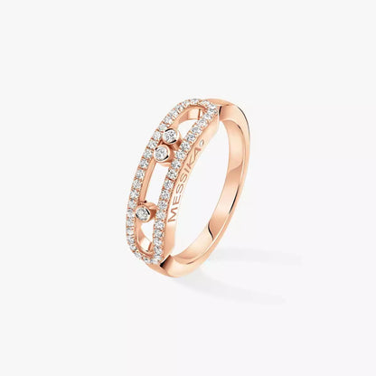 [Amore Jewelry] Baby Move Gold Diamond Pave_ Ring