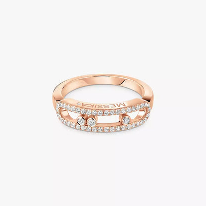 [Amore Jewelry] Baby Move Gold Diamond Pave_ Ring