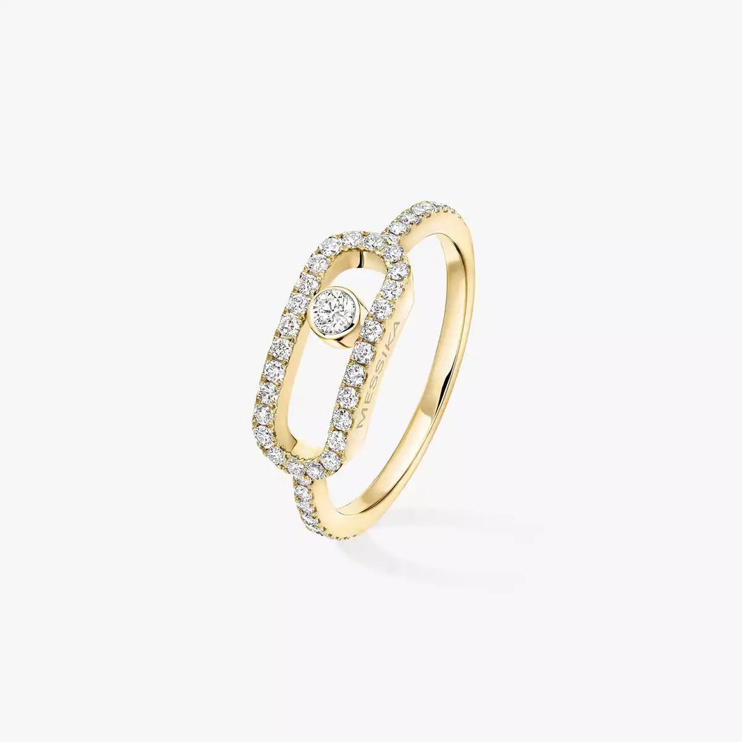[Amore Jewelry]Move Uno Diamond Ring in Gold