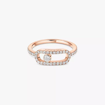[Amore Jewelry]Move Uno Diamond Ring in Gold