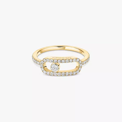 [Amore Jewelry]Move Uno Diamond Ring in Gold