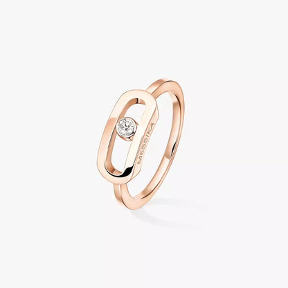 [Amore Jewelry]Move Uno Diamond Ring in Gold