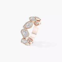 [Amore Jewelry] Diamond Wedding Ring My Twin