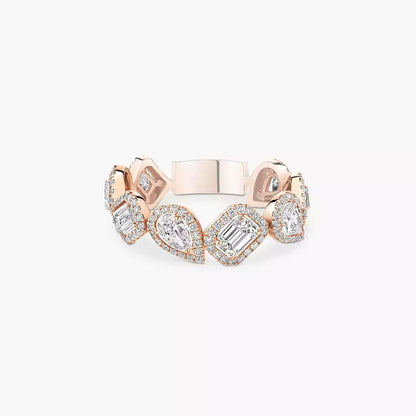 [Amore Jewelry] Diamond Wedding Ring My Twin