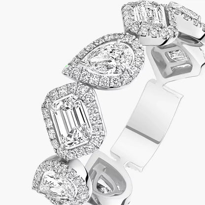 [Amore Jewelry] Diamond Wedding Ring My Twin
