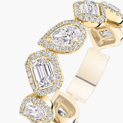 [Amore Jewelry] Diamond Wedding Ring My Twin