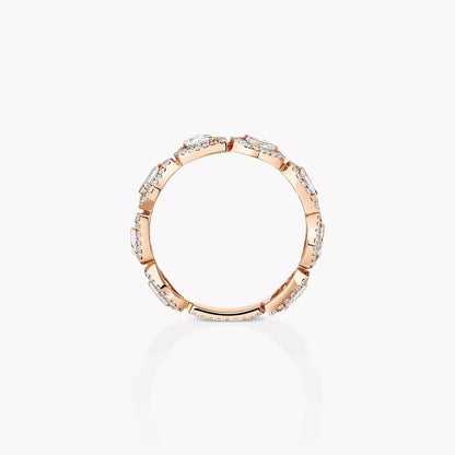 [Amore Jewelry] Diamond Wedding Ring My Twin