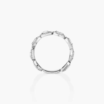 [Amore Jewelry] Diamond Wedding Ring My Twin