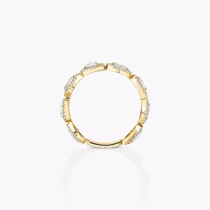 [Amore Jewelry] Diamond Wedding Ring My Twin