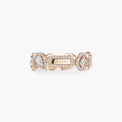 [Amore Jewelry] Diamond Wedding Ring My Twin