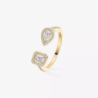 [Amore Jewelry]My Twin Toi Gold Diamond Ring