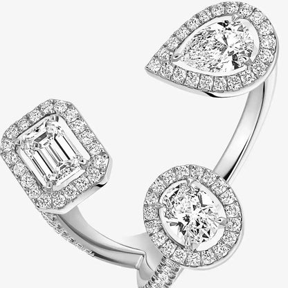 [Amore Jewelry]  Diamond Ring 0,25ct My Twin Trilogy