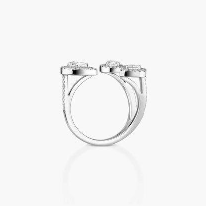 [Amore Jewelry]  Diamond Ring 0,25ct My Twin Trilogy