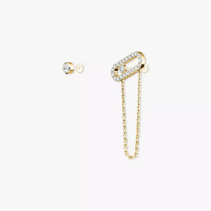 [Amore Jewelry Jewelry]Move Uno Diamva3ond Earrings