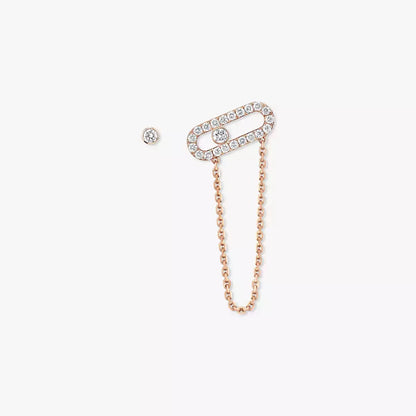 [Amore Jewelry Jewelry]Move Uno Diamva3ond Earrings