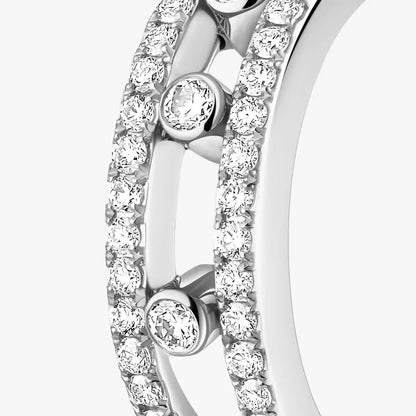 [Amore Jewelry Jewelry]Diamva3ond Pave_ Hoop Earrings Move