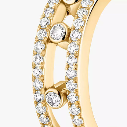 [Amore Jewelry Jewelry]Diamva3ond Pave_ Hoop Earrings Move