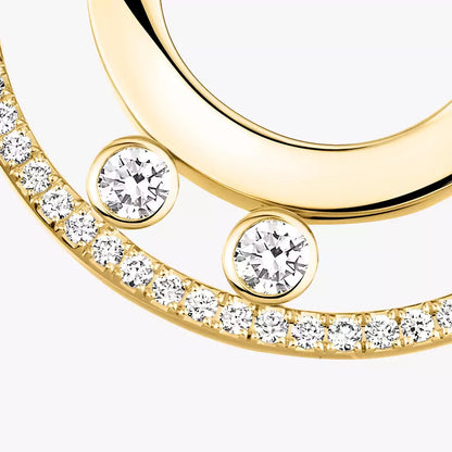 [Amore Jewelry] Move Romane Small Diamond Hoop Earrings