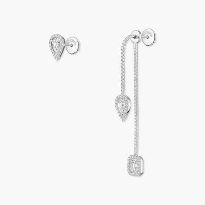 [Amore Jewelry]Diamond Drop Earrings My Twin