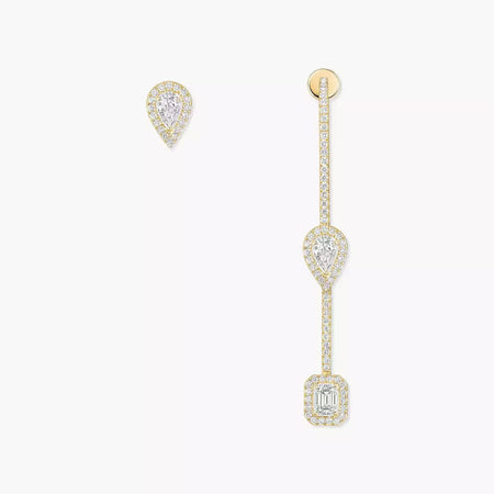 [Amore Jewelry]Diamond Drop Earrings My Twin