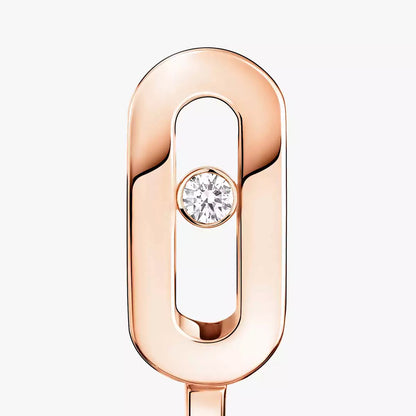 [Amore Jewelry Jewelry]Diamva3ond Mini Hoop Earrings Move Classique