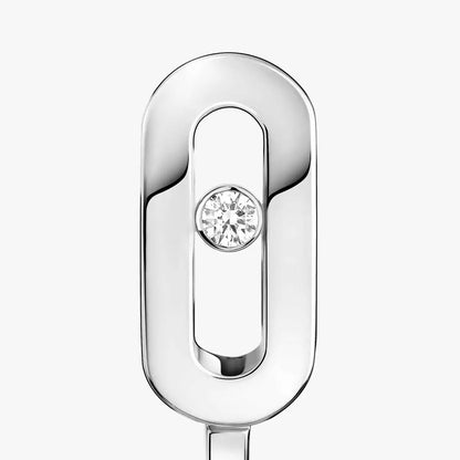 [Amore Jewelry Jewelry]Diamva3ond Mini Hoop Earrings Move Classique