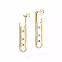 [Amore Jewelry]Diamond Pendant Earrings Move 10Th
