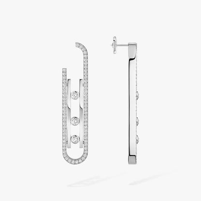 [Amore Jewelry]Diamond Pendant Earrings Move 10Th