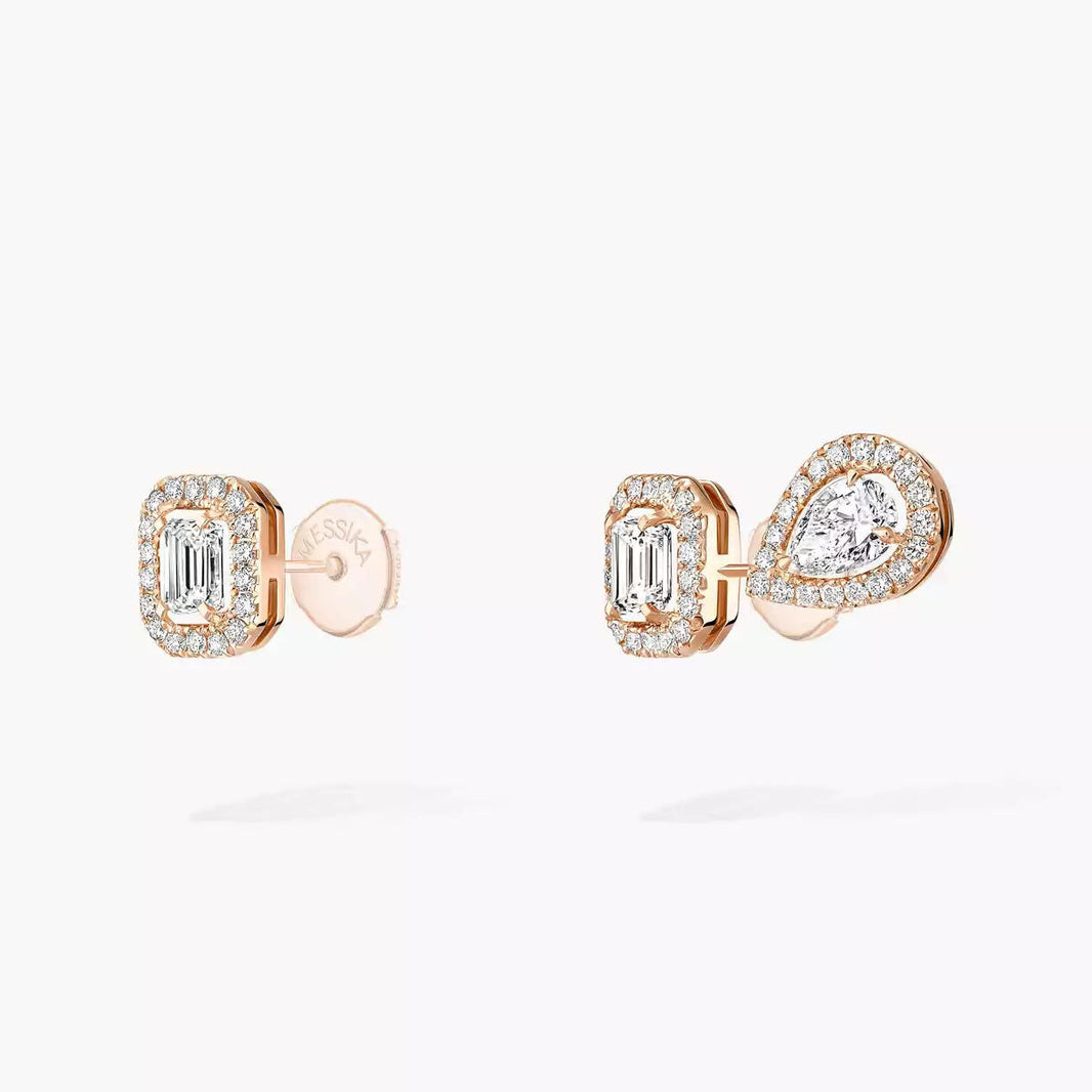 [Amore Jewelry Jewelry]Diamva3ond Earrings 0,10ct My Twin 1+2