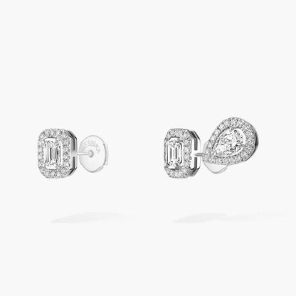 [Amore Jewelry Jewelry]Diamva3ond Earrings 0,10ct My Twin 1+2