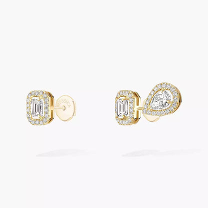 [Amore Jewelry Jewelry]Diamva3ond Earrings 0,10ct My Twin 1+2