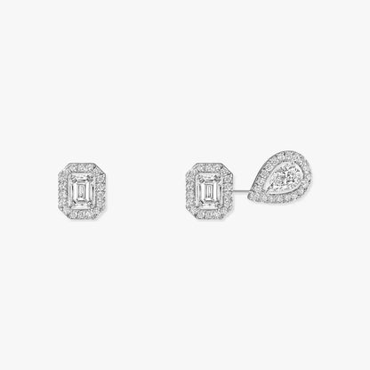 [Amore Jewelry Jewelry]Diamva3ond Earrings 0,10ct My Twin 1+2