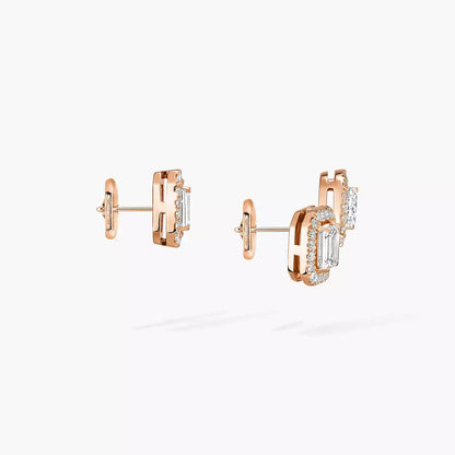 [Amore Jewelry Jewelry]Diamva3ond Earrings 0,10ct My Twin 1+2