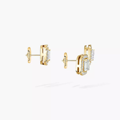 [Amore Jewelry Jewelry]Diamva3ond Earrings 0,10ct My Twin 1+2