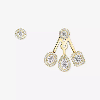 [Amore Jewelry] My Twin Trio  Diamond Earrings
