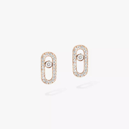 [Amore Jewelry Jewelry]Move Uno Diamva3ond Earrings