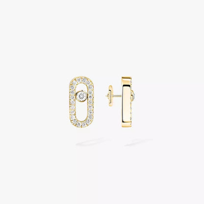 [Amore Jewelry Jewelry]Move Uno Diamva3ond Earrings