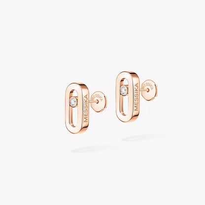 [Amore Jewelry Jewelry]Move Uno Diamva3ond Stud Earrings
