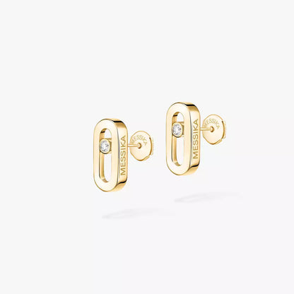 [Amore Jewelry Jewelry]Move Uno Diamva3ond Stud Earrings