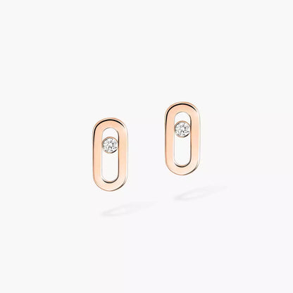 [Amore Jewelry Jewelry]Move Uno Diamva3ond Stud Earrings