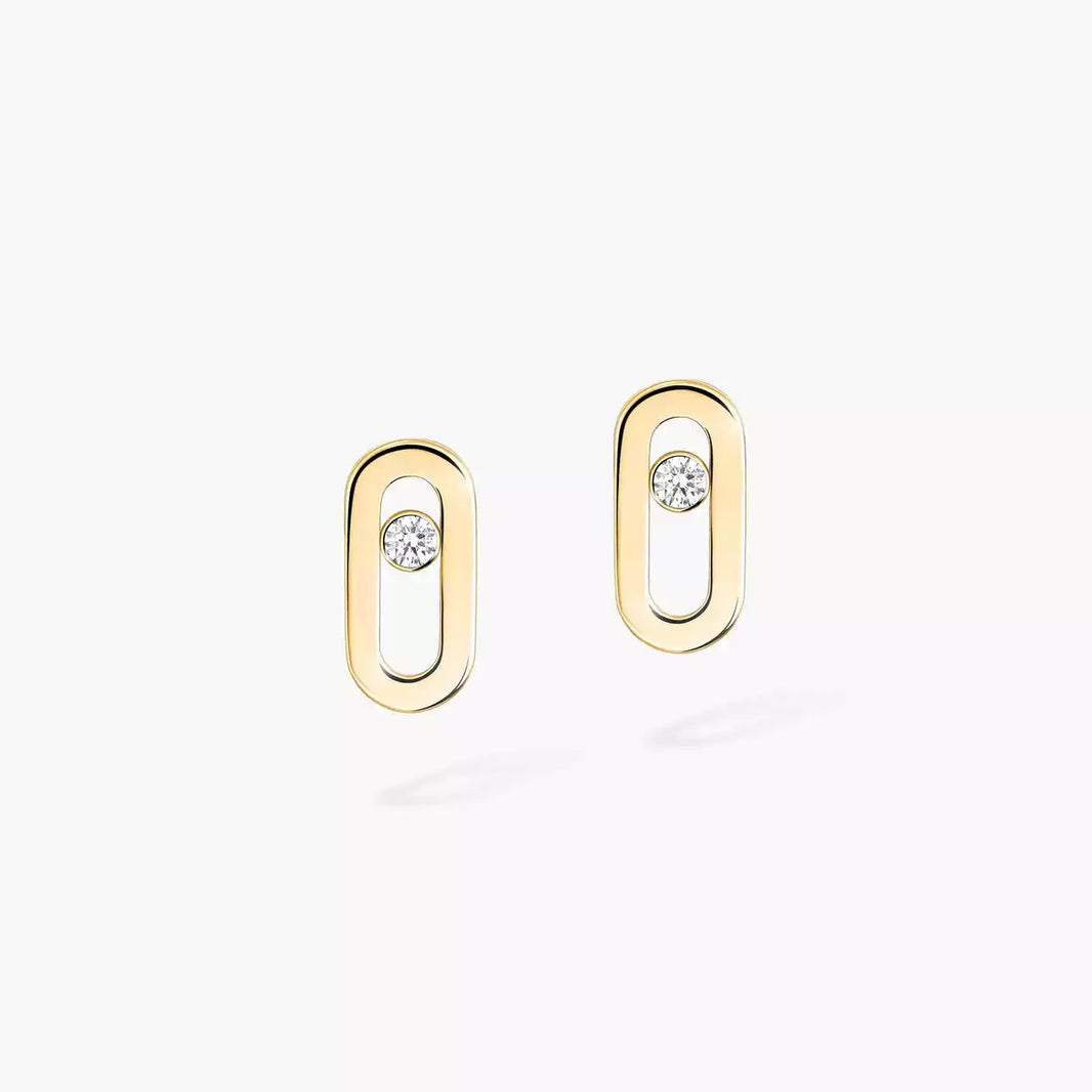 [Amore Jewelry Jewelry]Move Uno Diamva3ond Stud Earrings