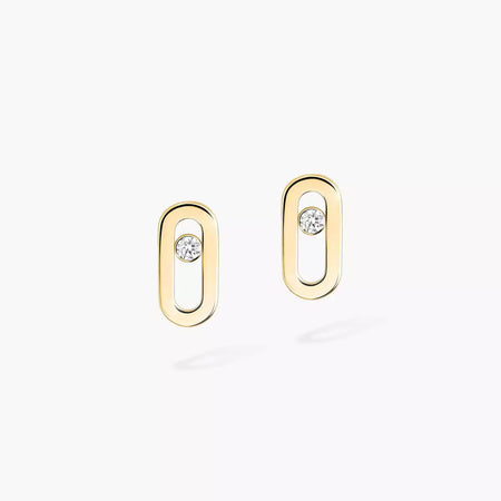 [Amore Jewelry Jewelry]Move Uno Diamva3ond Stud Earrings