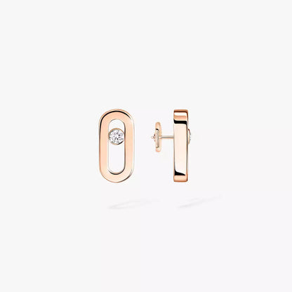 [Amore Jewelry Jewelry]Move Uno Diamva3ond Stud Earrings