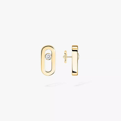 [Amore Jewelry Jewelry]Move Uno Diamva3ond Stud Earrings