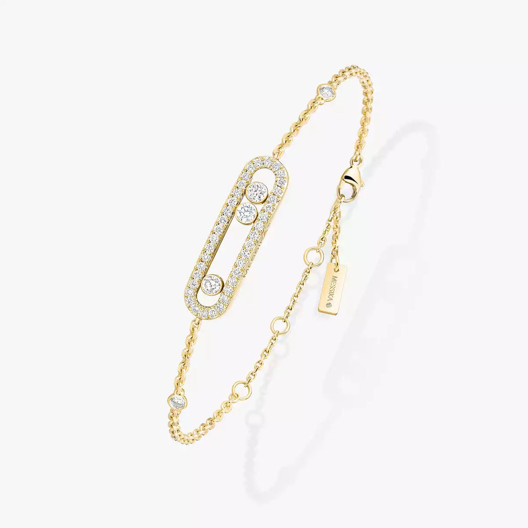 [Amore Jewelry]Pavé Baby Move Diamond Bracelet